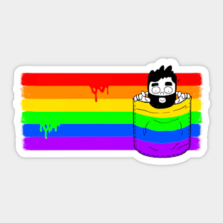 Pocket Gay Pride Sticker